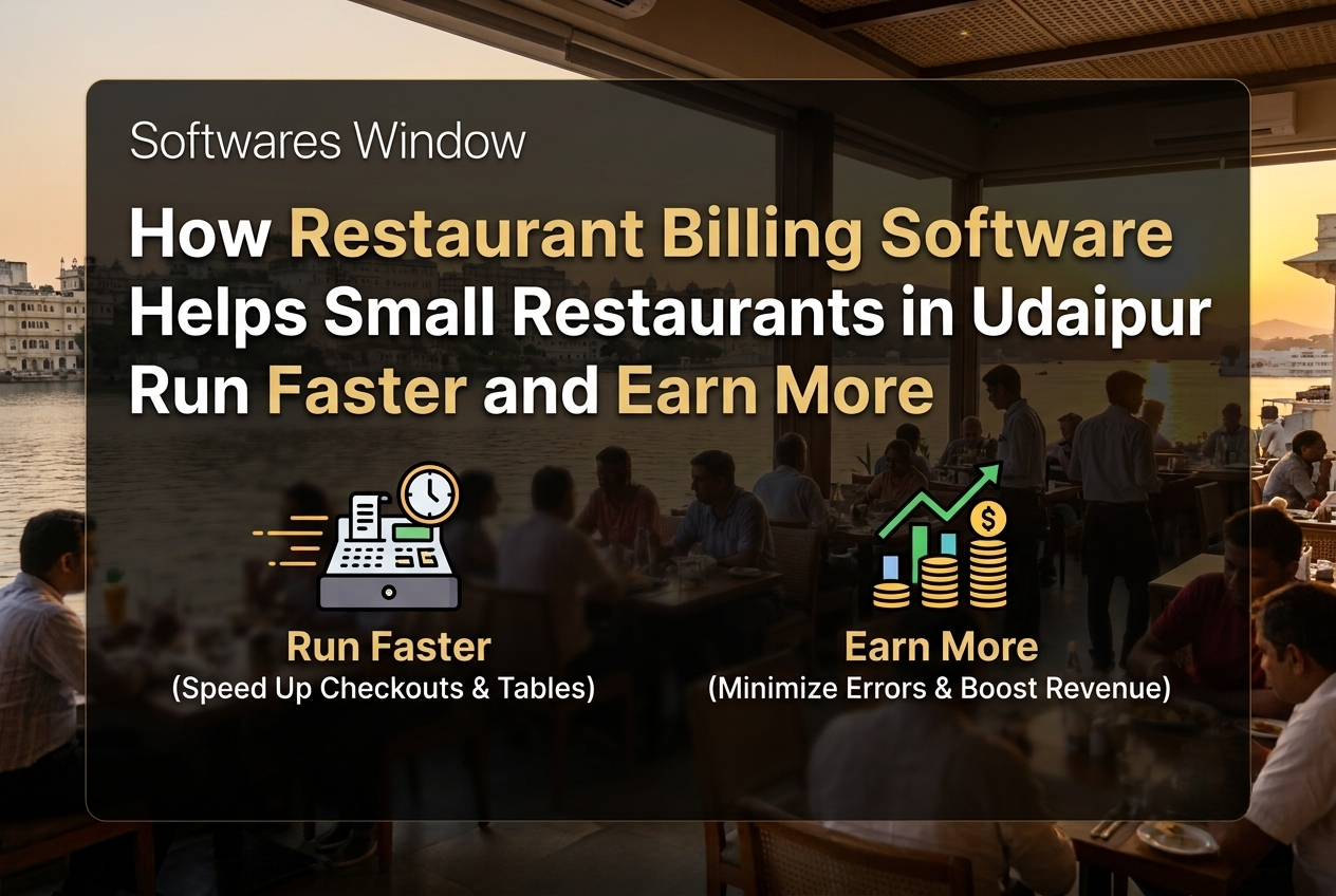 How Restaurant Billing Software Helps Small Restaurants in Udaipur Run Faster and Earn More